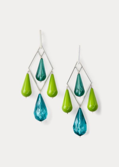 Pendientes Ralph Lauren Mujer Verdes - Modernist Geometric - MTGYU2571